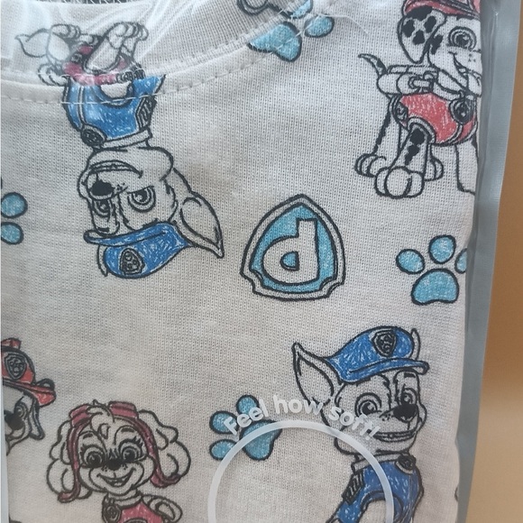 Paw Patrol 12 month 2 piece  Pajama Set - Gray and Blue - Picture 2 of 4